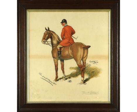 George Fothergill, The Great Character, Hunting print, signed in pencil, 53cm x 47cm, after Harris, Harry Hieover on Tilter, 