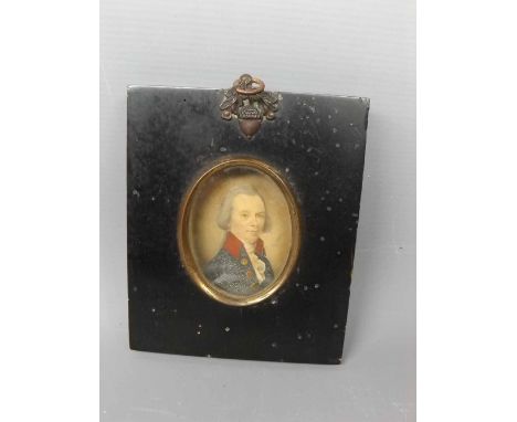 19TH CENTURY ENGLISH SCHOOL, Portrait miniature, 2 1/2" x 2"