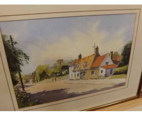 AUSTIN R PEARCE, signed, watercolour, Hingham Norfollk - Summer 98, 13" x 19" 