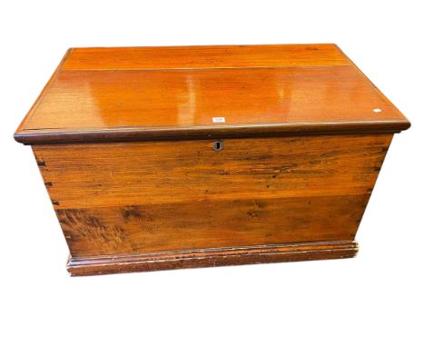 Large trunk, Lloyd Loom bedroom chair and linen bin, and Edwardian piano stool (4).