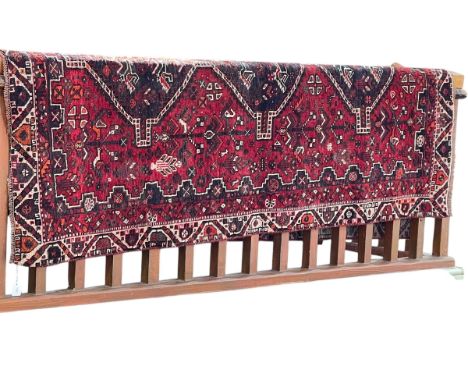 Early 20th Century Persian Shiraz carpet 2.34 by 1.45.