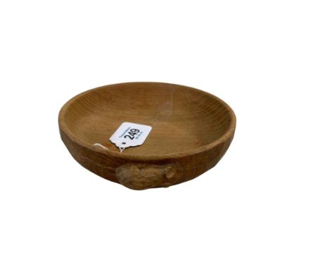Robert Thompson of Kilburn 'Mouseman' oak nut bowl.