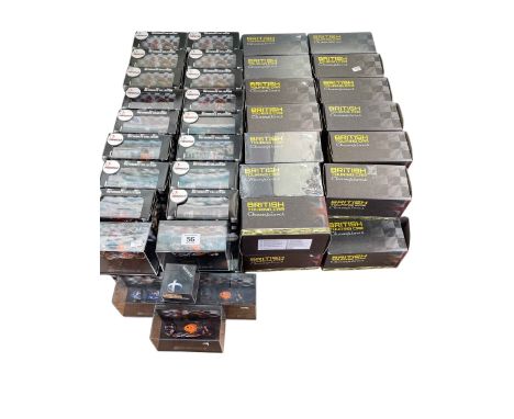 Collection of Atlas Editions Collections and 20 Wheels boxed and cased diecast motorbikes, etc, approximately 60.