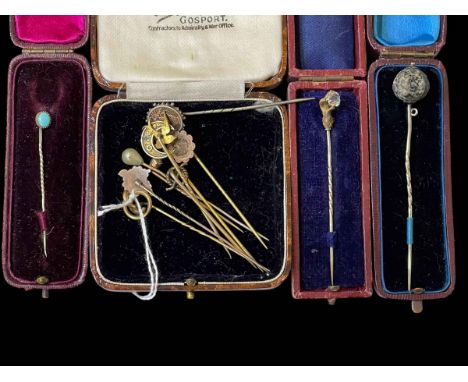Collection of various stick pins.