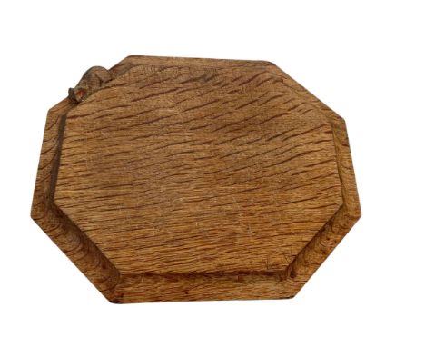Robert Thompson of Kilburn 'Mouseman' oak breadboard.