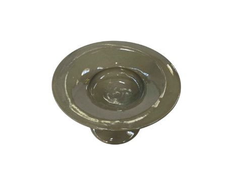 Fulham Pottery 'Constance Spry' pedestal comport, 15.5cm.