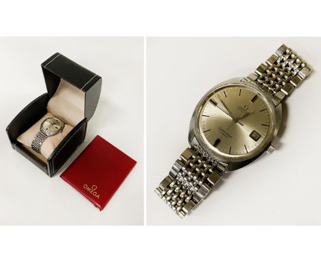 OMEGA SEAMASTER COSMIC 1970 AUTOMATIC WITH PAPERWORK - WORKING The serial number matches the watch; however, it is handwritte