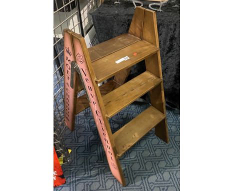 WOODEN CHAMPAGNE LADDER