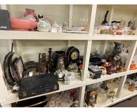 Sega Mega Drive II, video games, vintage mantel clocks, metalwares, porcelain, etc.