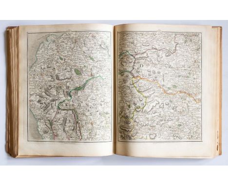 Cary, John. [New Map of England and Wales with Part of Scotland, 1794], large scale map, copper-engraved with outline colour 