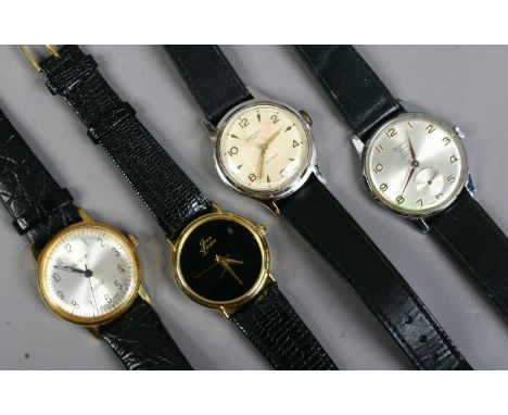Four gentlemans manual wristwatches to include Summit, Olivia and Jean Larive etc.