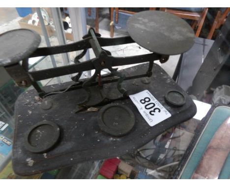 A set of postal scales
