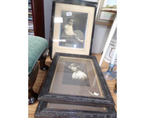 A quantity of framed vintage photographs