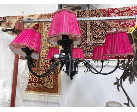 A 7 lamp ceiling light