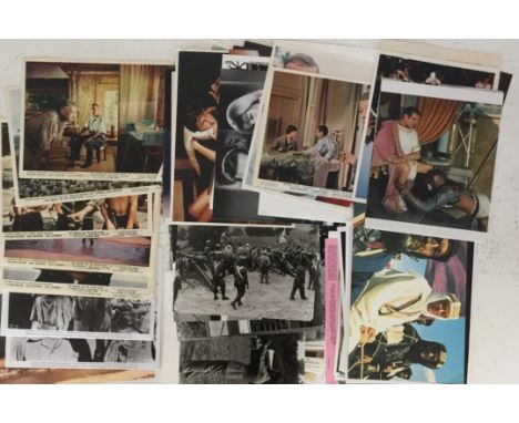 CLASSIC ACTION FILM PHOTOGRAPHS. Collection of approx 61 images from TV and Film, chiefly approx 8 x 10" images or photo prin