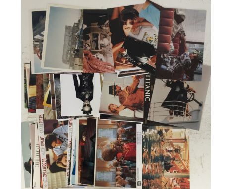 1980S AND ONWARDS FILM PHOTOGRAPHS. Collection of approx 66 images from TV and Film, chiefly approx 8 x 10" images or photo p