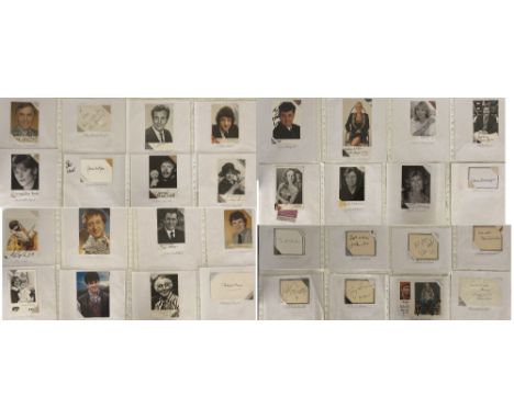 TV AND FILM STARS SIGNED. Excellent collection of approximately 68 signed items, many official cast cards etc. To include: Ka