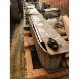 Conveyor, 11' Long x 7.5" Wide, Plastic Belt, Stainless Steel Frame, Rigging Fee $500