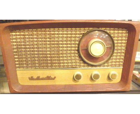 Portable His Masters Voice mono record player 