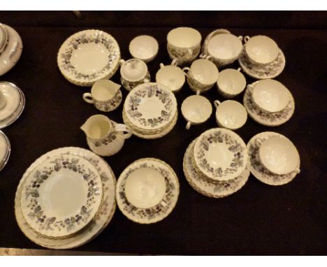 Royal Worcester dinner and tea service in the Lavinia pattern, 58 pieces