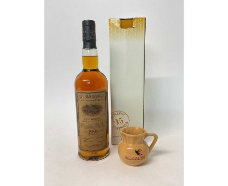 One bottle, Glenmorangie Missouri Oak Reserve, Single Highland Malt Scotch Whisky, 1991, bottled 2002. Numbered 233 of 1000 b