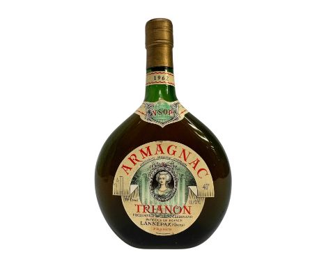 One bottle, Armagnac Trianon VSOP 1962, 70% proof, 0.70 litre