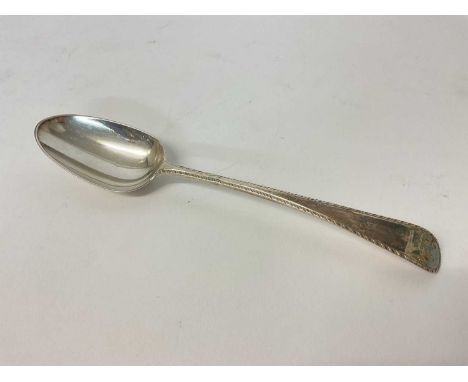 George III silver dessert spoon London 1778