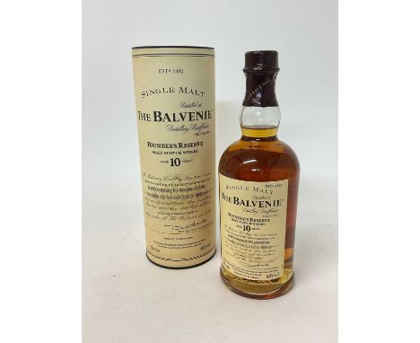 One bottle, The Balvenie Single Malt 10 year old Scotch Whisky, 70cl. 40% vol.