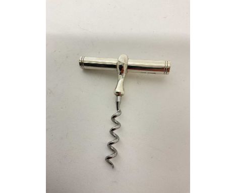 Contemporary Mappin &amp; Webb silver corkscrew