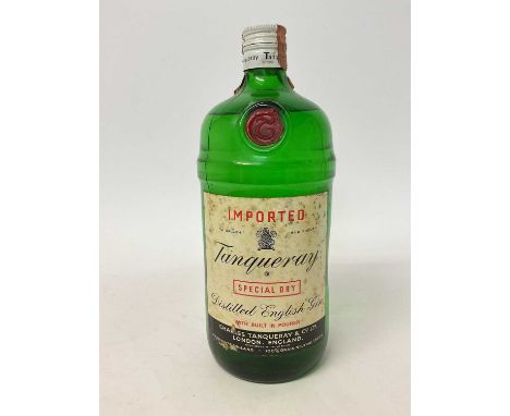 Half gallon bottle of Tanqueray gin (1 bottle)