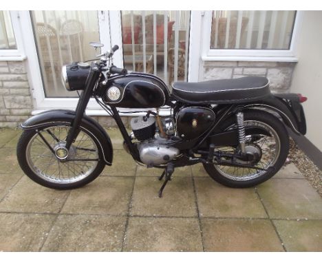 A 1969 BSA Bantam D14, registration number PEL 51G, frame number D14B8231, engine number D14B8231, black. This matching numbe