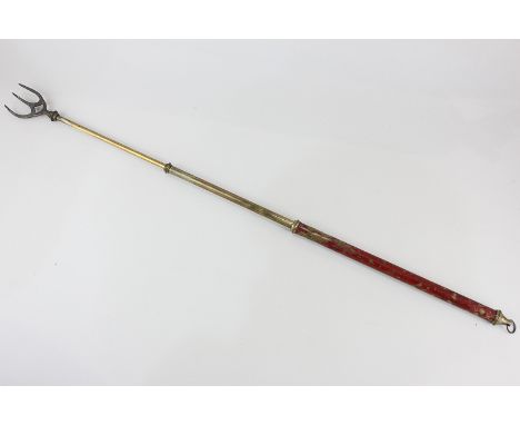 A 19th century extending toasting fork, 60.5cm