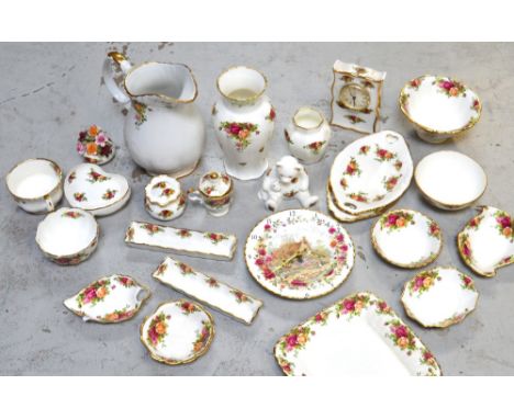 A quantity of Royal Albert 'Old Country Roses' to include small bowls, jugs, trinket pots, large jugs etc.
