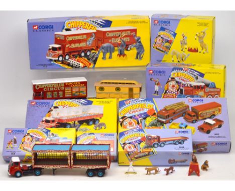 Corgi Classics 'Chipperfield Circus Range'; ten boxed limited edition diecast model circus vehicles to include 97888 'Foden C