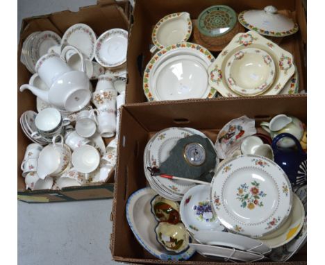A quantity of ceramics, mainly teaware to include a Paragon 'Belinda' coffee service, Colclough 'Avon' tea service, Crown 'Fl