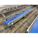 Low Profile, Stainless Steel Modular Belt Conveyor with Legs and Drive
