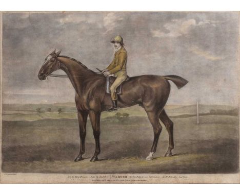 After John Nost Sartorius
'Warter' mezzotint, hand coloured, pub. Laurie &amp; Whittle, 25 x 34.5cm; and Edward Duncan - cart