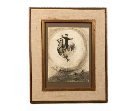 Marc Chagall (1887 – 1985)
Illustration to “Siberia”
A poem by Abraham Sutzkever
Print Published 1961
30.5cm x 23cm