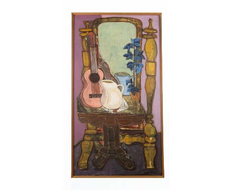 20th Century School
Still life with Guitar
oil on board
110 x 60cm.