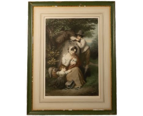 Louis Busière (1880-1960)
A mother suckling her infant, with children alongside, mezzotint circa 1935, pencil signed to the m