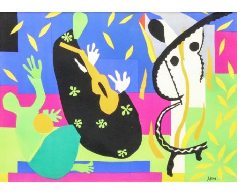 Henri Matisse, The King's Sadness, original colour lithograph from a limited edition of 6000, 33 x 44cm, with Certificate of 