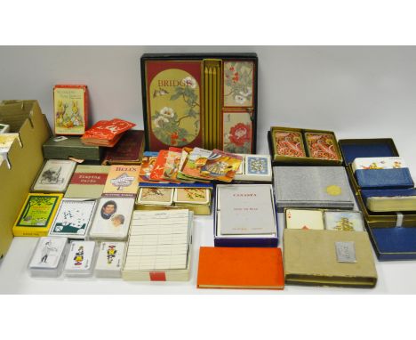 Playing Cards- including miniatures;  Robinson of Chesterfield;  Gordons;  others, various