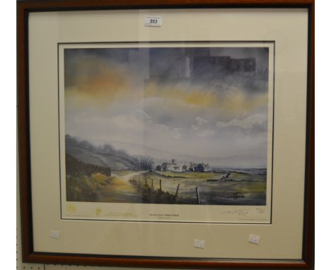 After Ashley JacksonMoving Light Merrick PrioryLtd editionprint, framed