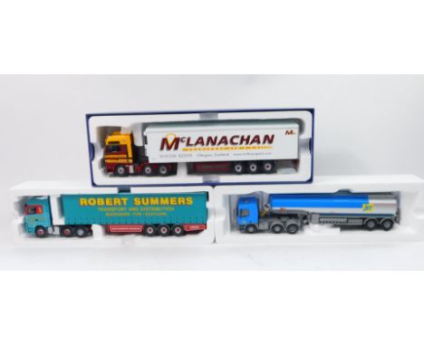 Corgi die cast 1:50 scale lorries, Limited Edition Jet, Robert Summers and Hauliers of Renown McLanachan, boxed. (3)