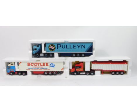 Corgi die cast 1:50 scale advertising lorries, John Toulson, Scott Lee CC12420 and Pullen CC12005, boxed. (3)