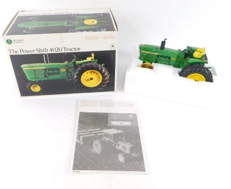 An Ertl Precision Classic diecast model of The Power Shift 4020 tractor, number 4, scale 1/16, model 4020 diesel, number 5549