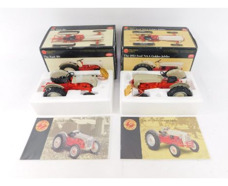 Two Ertl Collectibles, Precision series diecast models of Ford tractors, scale 1/16, comprising the Ford 8N tractor, number 3