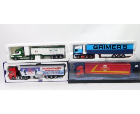 Corgi die cast 1:50 scale advertising lorries, Montgomery, Grimers, Modern Trucks and Maguires, boxed. (4)