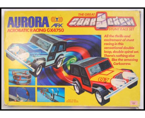 An original vintage Aurora Acrobatic Racing GX4750 'The Corkscrew' stunt racing set. Contents unchecked. Within its original 