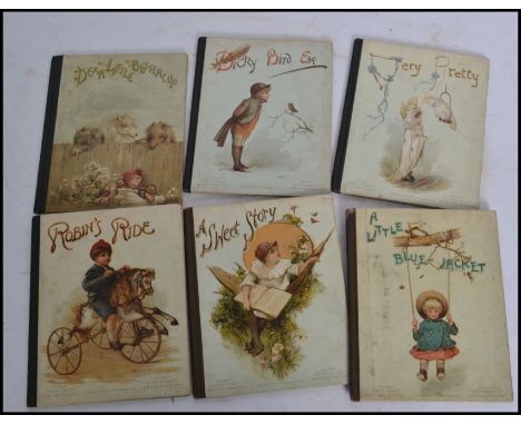 ERNEST NISTER, publ, A set of six illustrated children's Christmas books, comprising: DEAR LITTLE BUTTERCUP, A SWEET STORY, V